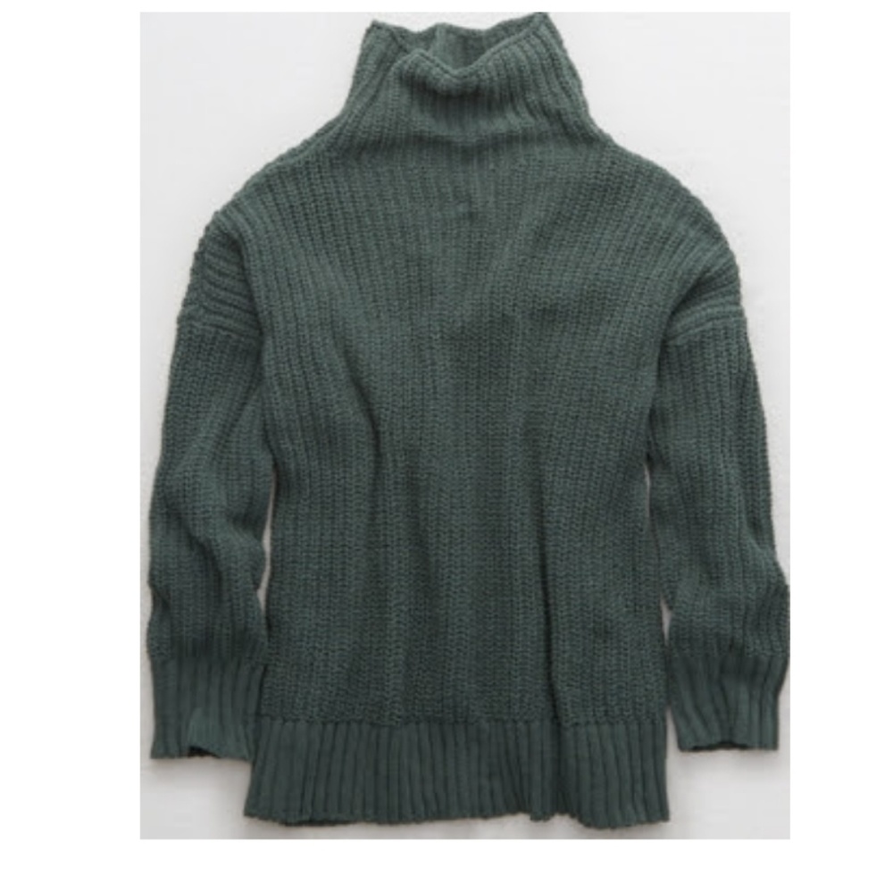 Aerie Oversize Chenille Turtleneck Sweater
